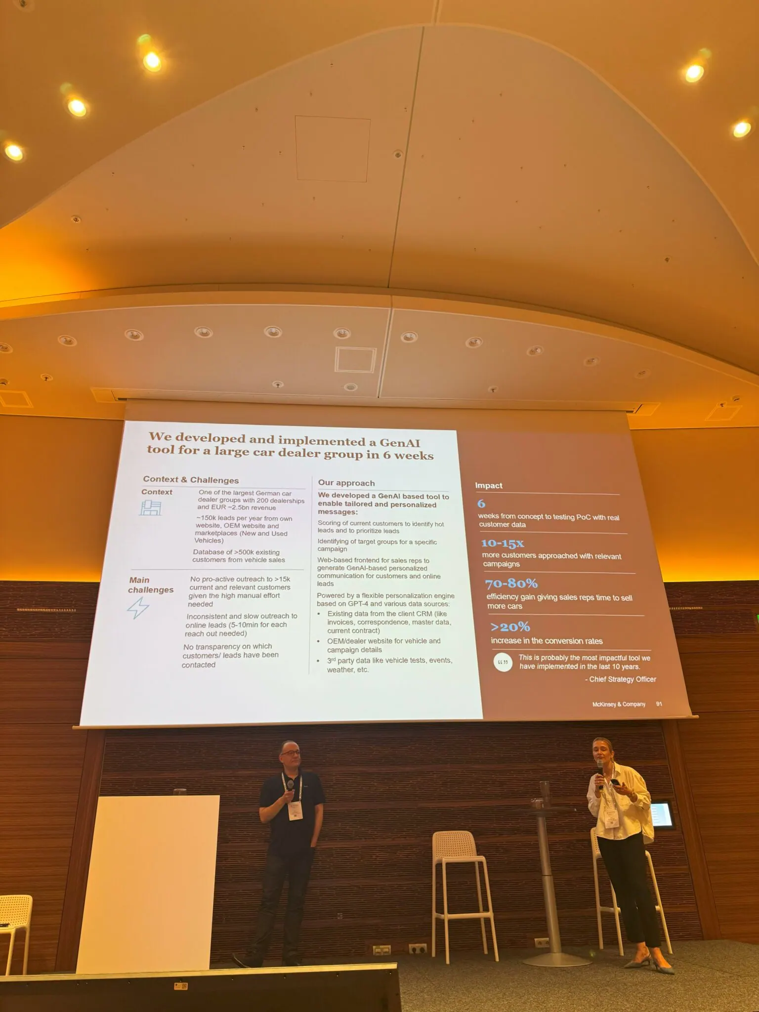 GenAI in automotive sales case study